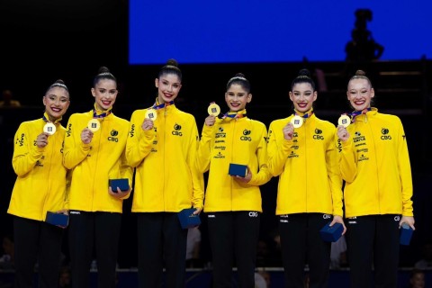 Brasil Faz História e Conquista Dois Ouros Inéditos no Mundial de Ginástica Rítmica
